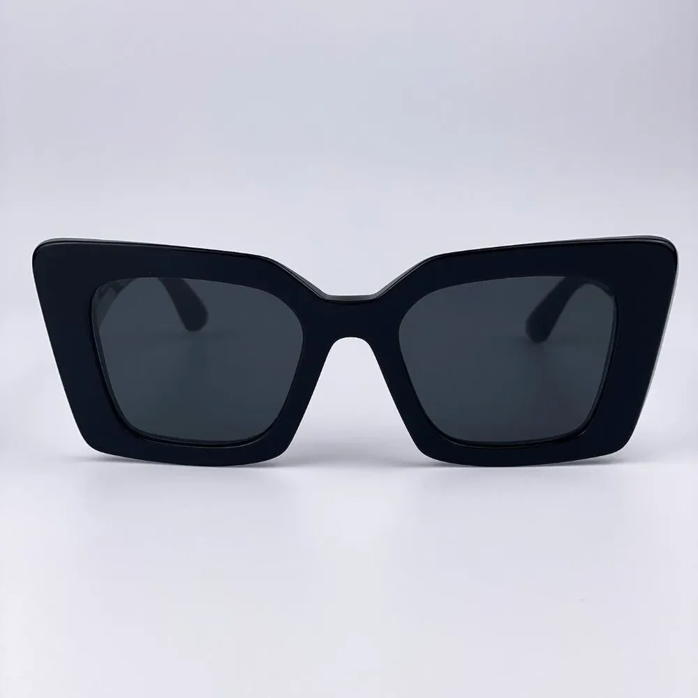 NEW Burberry BE4344 Daisy 300187 Black Dark Gray Square Women Sunglasses - Picture 10 of 13